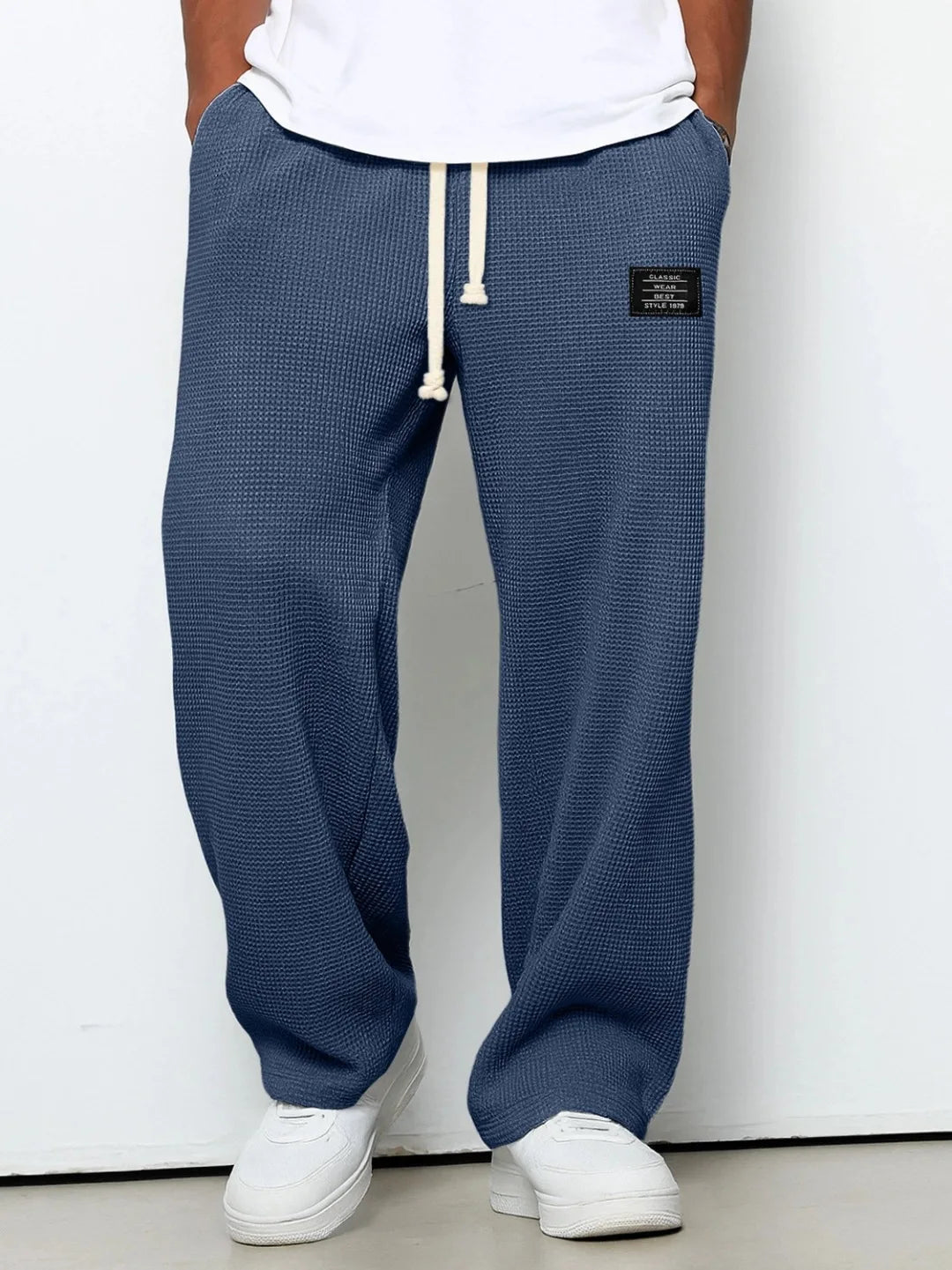 Pantalon de jogging décontracté pour homme 2026, coupe droite, taille élastique, jambe large, vêtements de sport pour homme, collection Printemps/Automne - FATAONPantalon de jogging décontracté pour homme 2026, coupe droite, taille élastique, jambe large, vêtements de sport pour homme, collection Printemps/AutomneMode HommeFATAON