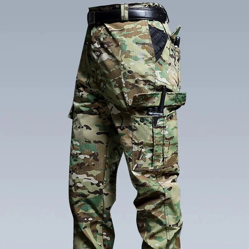 Pantalon de travail tactique résistant à l'eau pour hommes, poches multiples, Fans militaires d'extérieur, pantalons décontractés, Style américain printemps automne - FATAONPantalon de travail tactique résistant à l'eau pour hommes, poches multiples, Fans militaires d'extérieur, pantalons décontractés, Style américain printemps automneMode HommeFATAON