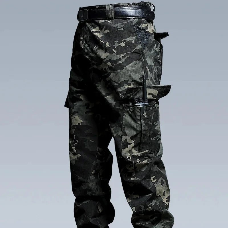 Pantalon de travail tactique résistant à l'eau pour hommes, poches multiples, Fans militaires d'extérieur, pantalons décontractés, Style américain printemps automne - FATAONPantalon de travail tactique résistant à l'eau pour hommes, poches multiples, Fans militaires d'extérieur, pantalons décontractés, Style américain printemps automneMode HommeFATAON