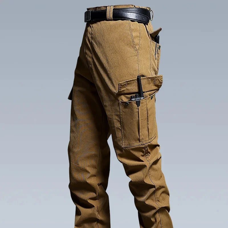 Pantalon de travail tactique résistant à l'eau pour hommes, poches multiples, Fans militaires d'extérieur, pantalons décontractés, Style américain printemps automne - FATAONPantalon de travail tactique résistant à l'eau pour hommes, poches multiples, Fans militaires d'extérieur, pantalons décontractés, Style américain printemps automneMode HommeFATAON