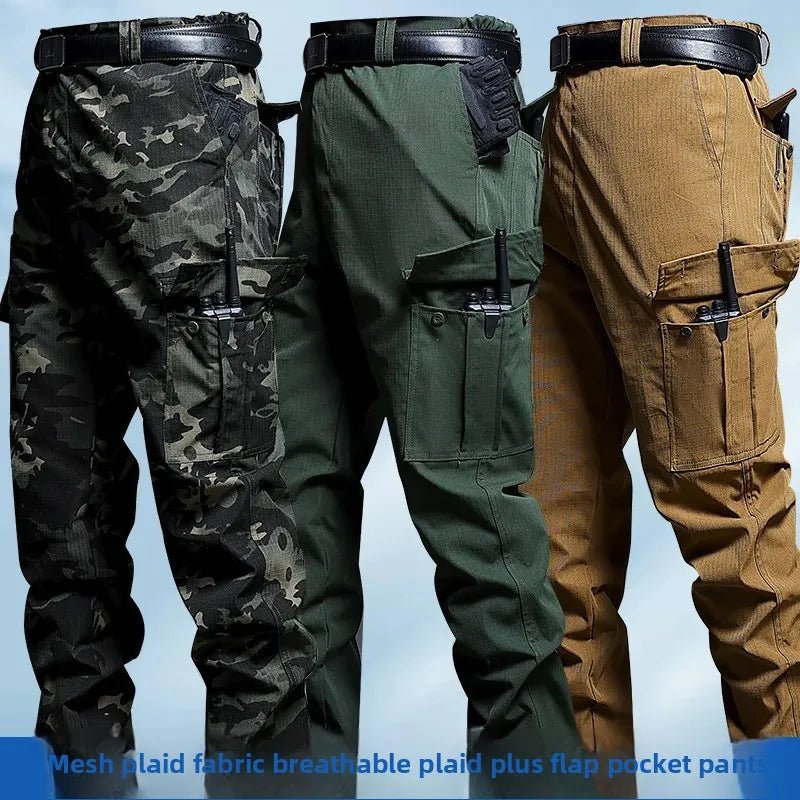 Pantalon de travail tactique résistant à l'eau pour hommes, poches multiples, Fans militaires d'extérieur, pantalons décontractés, Style américain printemps automne - FATAONPantalon de travail tactique résistant à l'eau pour hommes, poches multiples, Fans militaires d'extérieur, pantalons décontractés, Style américain printemps automneMode HommeFATAON