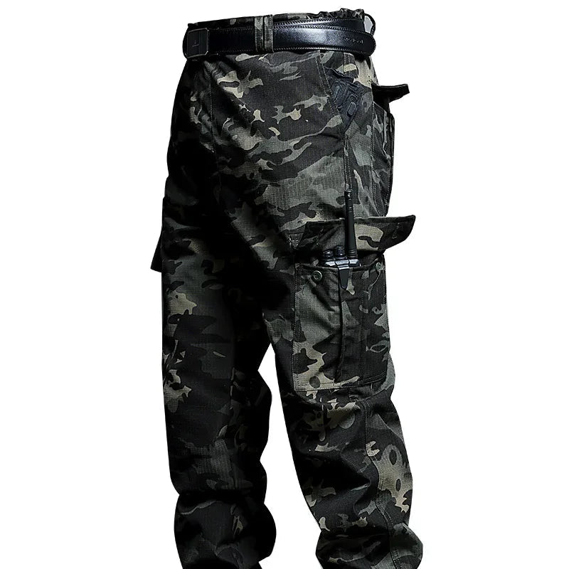 Pantalon de travail tactique résistant à l'eau pour hommes, poches multiples, Fans militaires d'extérieur, pantalons décontractés, Style américain printemps automne - FATAONPantalon de travail tactique résistant à l'eau pour hommes, poches multiples, Fans militaires d'extérieur, pantalons décontractés, Style américain printemps automneMode HommeFATAON