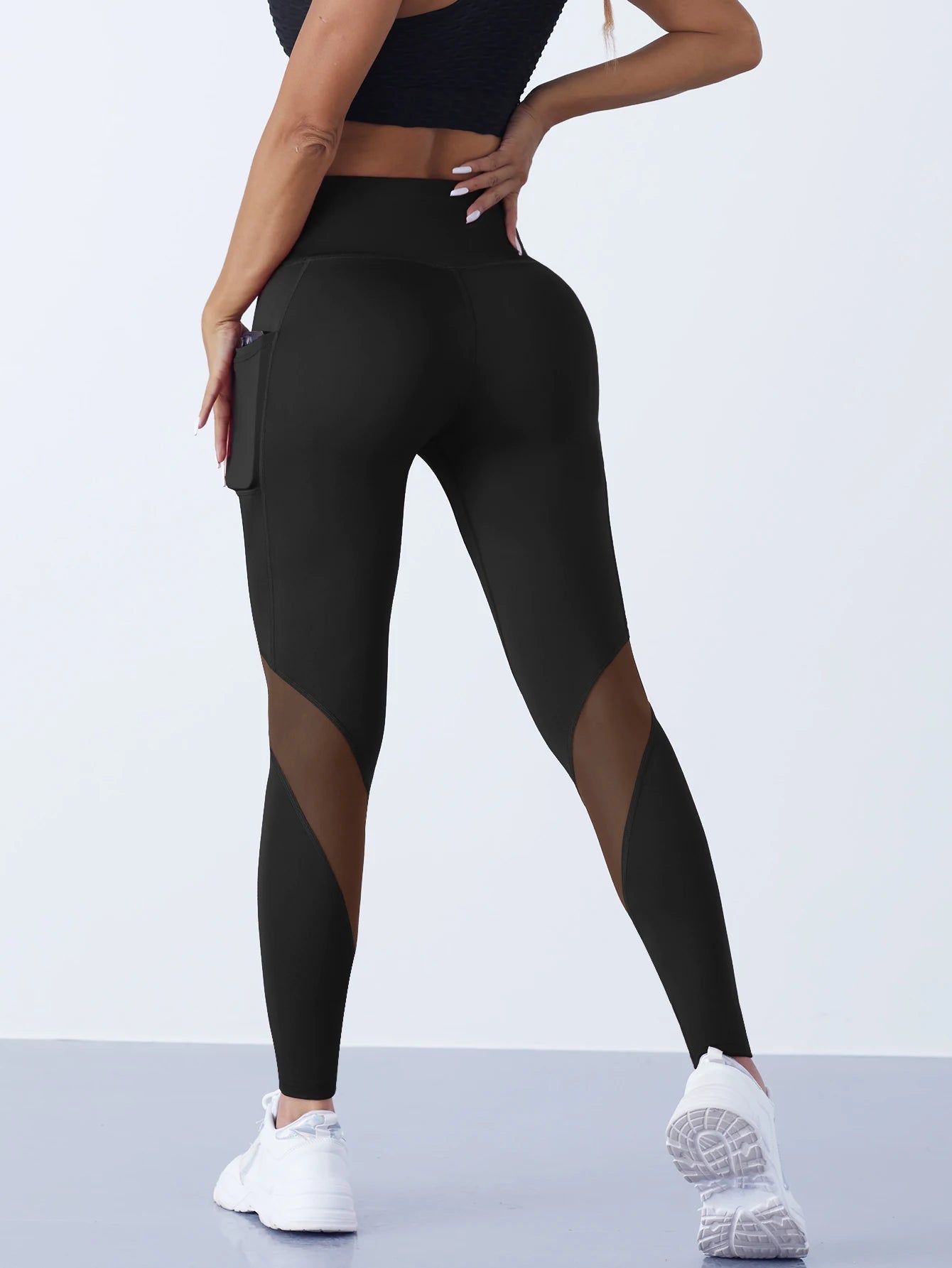 Pantalon de Yoga en maille pour femmes, 1 pièce, Leggings façonnant, taille haute, contrôle du ventre, hanches, course à pied, entraînement, vêtements de sport - FATAONPantalon de Yoga en maille pour femmes, 1 pièce, Leggings façonnant, taille haute, contrôle du ventre, hanches, course à pied, entraînement, vêtements de sportFitness FemmeFATAON