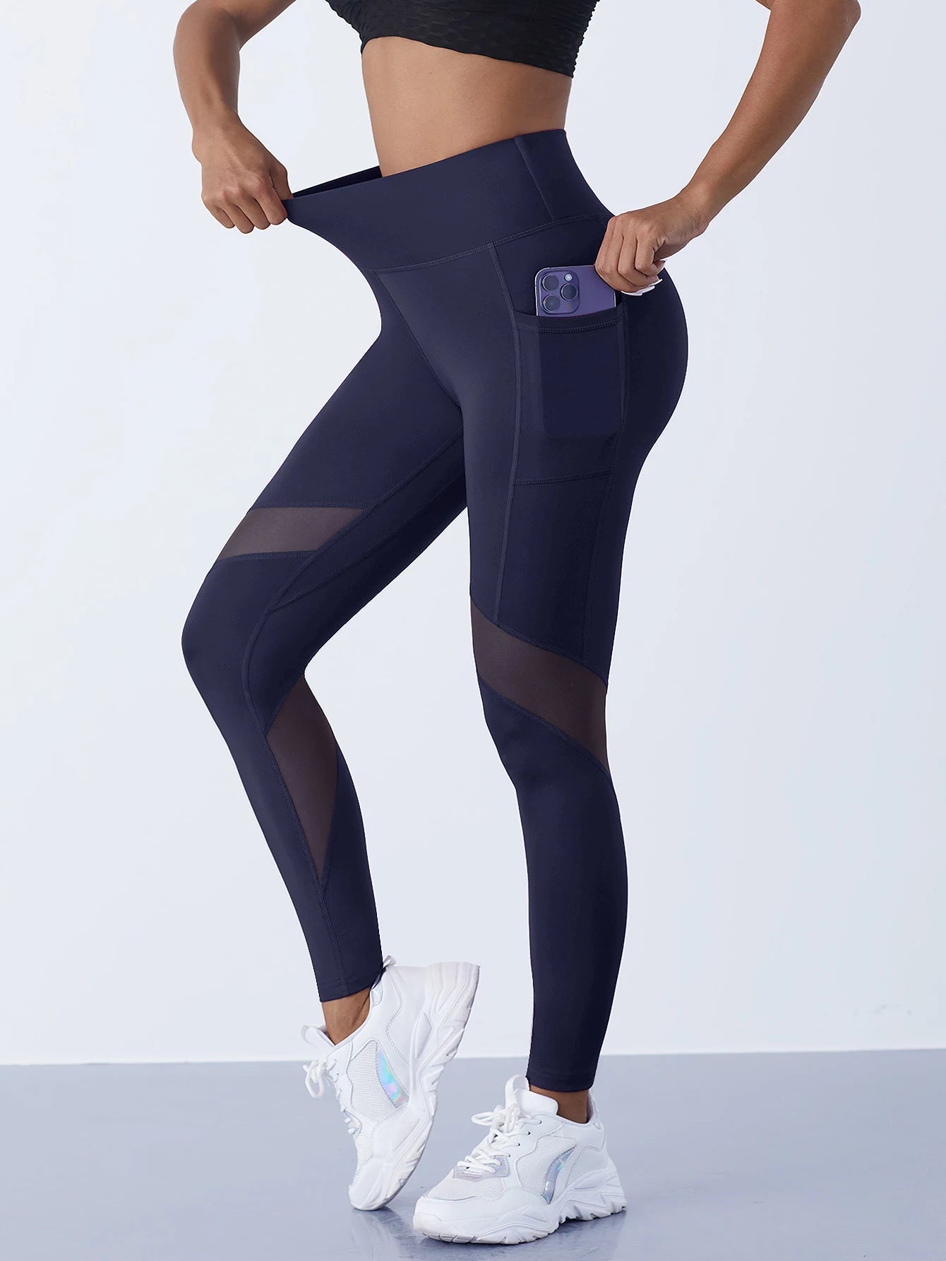 Pantalon de Yoga en maille pour femmes, 1 pièce, Leggings façonnant, taille haute, contrôle du ventre, hanches, course à pied, entraînement, vêtements de sport - FATAONPantalon de Yoga en maille pour femmes, 1 pièce, Leggings façonnant, taille haute, contrôle du ventre, hanches, course à pied, entraînement, vêtements de sportFitness FemmeFATAON