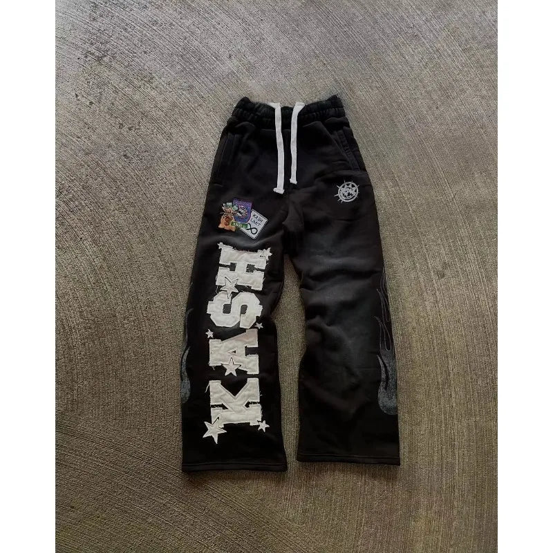 Pantalon droit homme style rétro gothique punk imprimé 3D pour le sport et les loisirs, collection été 2026 – Pantalon ample streetwear pour homme - FATAONPantalon droit homme style rétro gothique punk imprimé 3D pour le sport et les loisirs, collection été 2026 – Pantalon ample streetwear pour hommeMode HommeFATAON