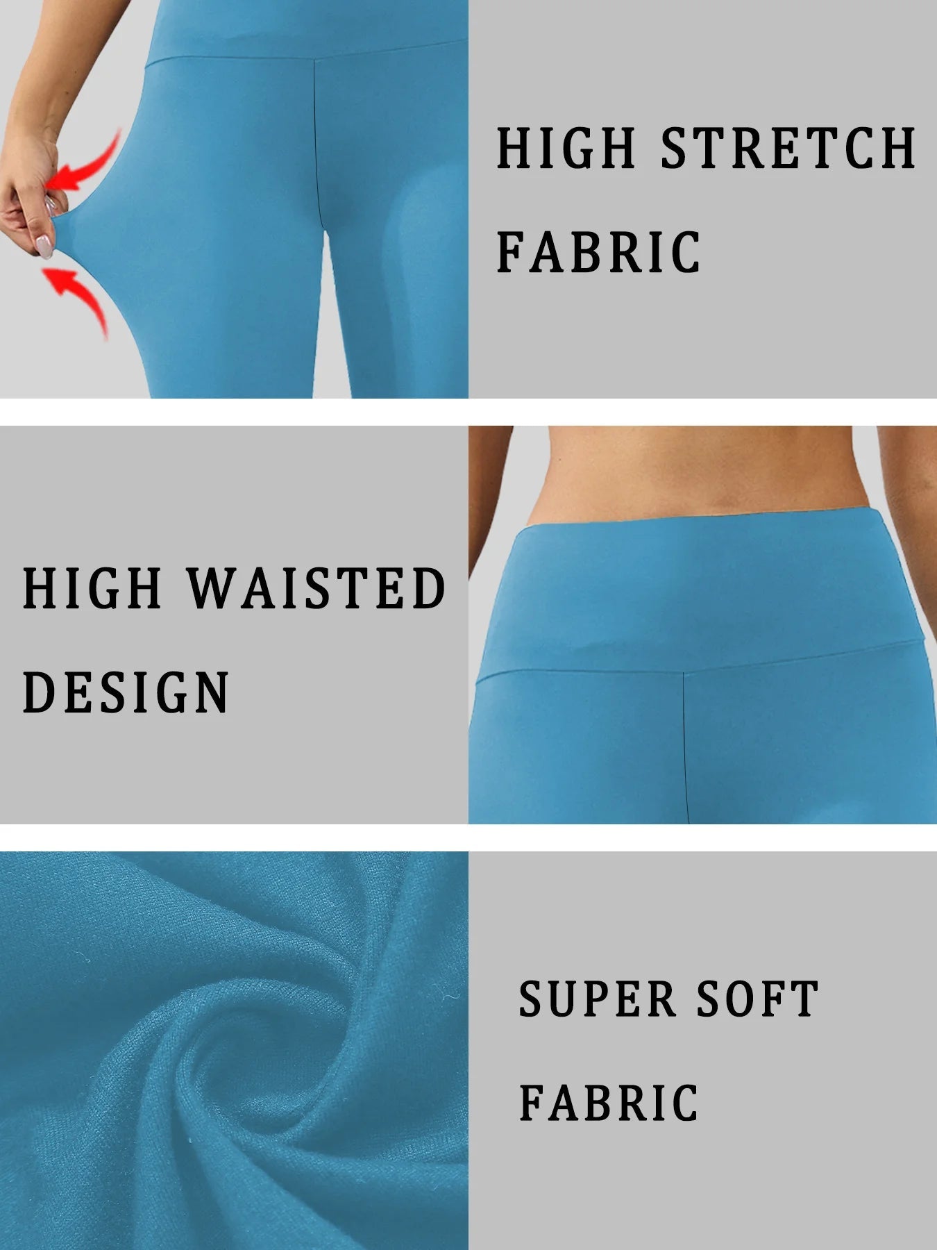 Pantalons capri taille haute pour femmes, super doux, non transparents, effet ventre plat, pour yoga, course à pied, entraînement, maison, leggings décontractés - FATAONPantalons capri taille haute pour femmes, super doux, non transparents, effet ventre plat, pour yoga, course à pied, entraînement, maison, leggings décontractésFitness FemmeFATAON