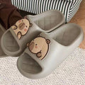 Pantoufles à semelle épaisse pour femmes, Design Capybara mignon, diapositives pour salle de bain, plage, sandales d'intérieur, chaussures d'été pour Couple - FATAONPantoufles à semelle épaisse pour femmes, Design Capybara mignon, diapositives pour salle de bain, plage, sandales d'intérieur, chaussures d'été pour CoupleMode FemmeFATAON