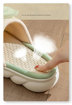 Pantoufles en lin pour femmes, pantoufles d'intérieur confortables, antidérapantes, chaussures de maison en coton, mignonnes pantoufles plates à nœud papillon, diapositives pour couples - FATAONPantoufles en lin pour femmes, pantoufles d'intérieur confortables, antidérapantes, chaussures de maison en coton, mignonnes pantoufles plates à nœud papillon, diapositives pour couplesMode FemmeFATAON
