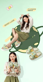 Pantoufles en lin pour femmes, pantoufles d'intérieur confortables, antidérapantes, chaussures de maison en coton, mignonnes pantoufles plates à nœud papillon, diapositives pour couples - FATAONPantoufles en lin pour femmes, pantoufles d'intérieur confortables, antidérapantes, chaussures de maison en coton, mignonnes pantoufles plates à nœud papillon, diapositives pour couplesMode FemmeFATAON
