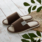 Pantoufles en lin pour hommes, chaussures de maison respirantes à bout ouvert et antidérapantes, diapositives légères et silencieuses pour toutes les saisons, pantoufles d'intérieur pour invités - FATAONPantoufles en lin pour hommes, chaussures de maison respirantes à bout ouvert et antidérapantes, diapositives légères et silencieuses pour toutes les saisons, pantoufles d'intérieur pour invitésMode FemmeFATAON