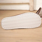 Pantoufles en lin pour hommes et femmes, pantoufles d'intérieur à fond doux et épais, antidérapantes, respirantes, en chanvre, chaussures de Style japonais - FATAONPantoufles en lin pour hommes et femmes, pantoufles d'intérieur à fond doux et épais, antidérapantes, respirantes, en chanvre, chaussures de Style japonaisMode FemmeFATAON