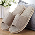 Pantoufles en lin pour hommes et femmes, pantoufles d'intérieur à fond doux et épais, antidérapantes, respirantes, en chanvre, chaussures de Style japonais - FATAONPantoufles en lin pour hommes et femmes, pantoufles d'intérieur à fond doux et épais, antidérapantes, respirantes, en chanvre, chaussures de Style japonaisMode FemmeFATAON