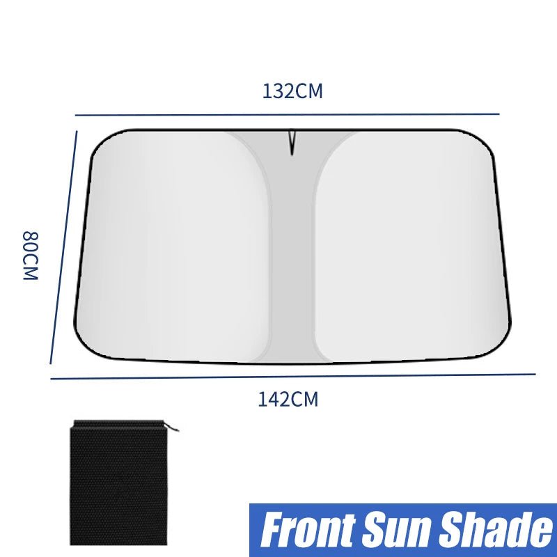 Pare-soleil réfléchissant UV pour voiture, pare-brise arrière, Protection solaire, Isolation thermique, rideaux de confidentialité pour voiture, rangement pliable - FATAONPare-soleil réfléchissant UV pour voiture, pare-brise arrière, Protection solaire, Isolation thermique, rideaux de confidentialité pour voiture, rangement pliableAccessoire AutoFATAON
