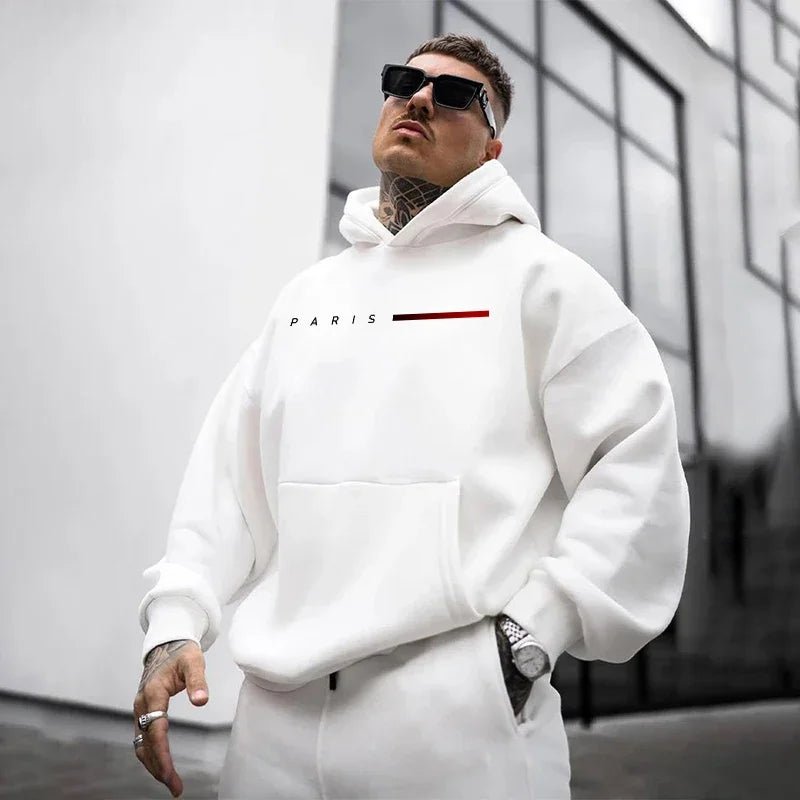 Paris pulls à capuche de mode pour hommes toutes saisons quotidien décontracté sport sweats à capuche 2026 mâle maison en plein air confort mode pull - FATAONParis pulls à capuche de mode pour hommes toutes saisons quotidien décontracté sport sweats à capuche 2026 mâle maison en plein air confort mode pullMode HommeFATAON