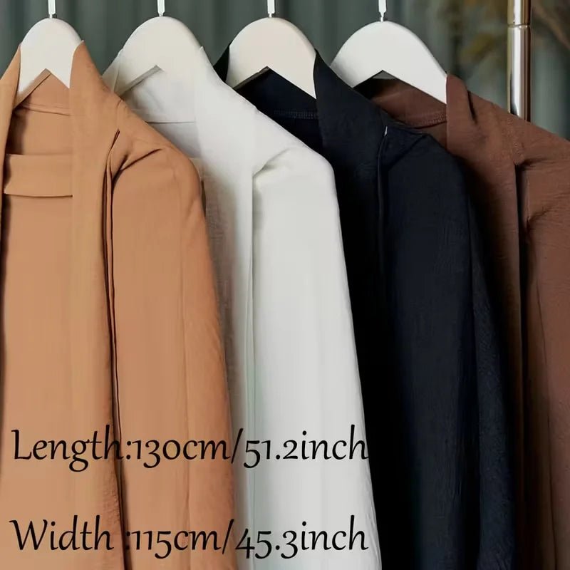 Parure de tête musulmane longue et élégante avec fermeture à nouer, foulard de prière Hijab islamique pour femmes, prêt à porter, Abaya Hijab pour le quotidien - FATAONParure de tête musulmane longue et élégante avec fermeture à nouer, foulard de prière Hijab islamique pour femmes, prêt à porter, Abaya Hijab pour le quotidienMode FemmeFATAON