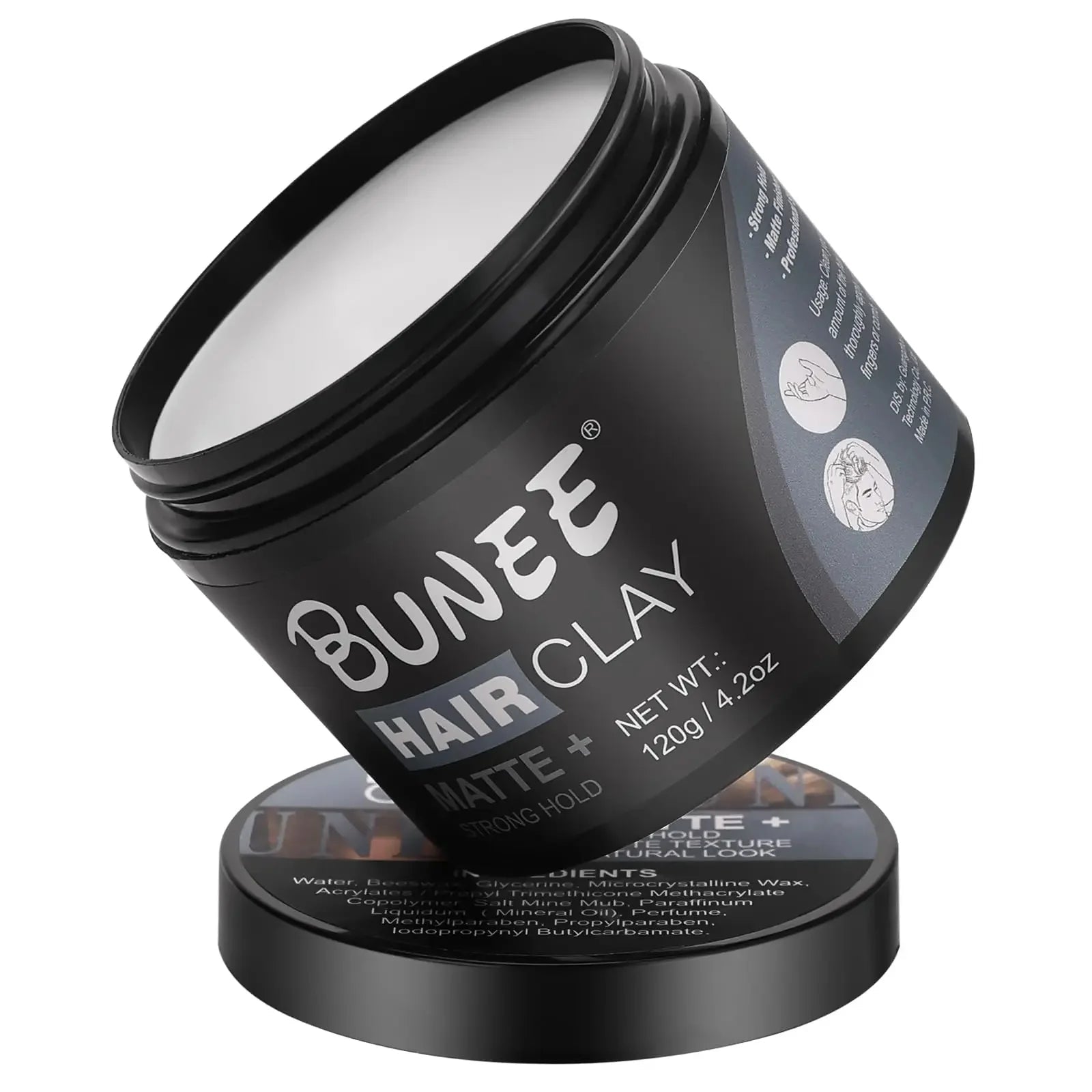 Pâte à cheveux finition mate pour hommes, à base d'eau, Texture mate, coiffeur, pommade en argile, idéale pour tous les cheveux masculins - FATAONPâte à cheveux finition mate pour hommes, à base d'eau, Texture mate, coiffeur, pommade en argile, idéale pour tous les cheveux masculinsBeauté HommeFATAON