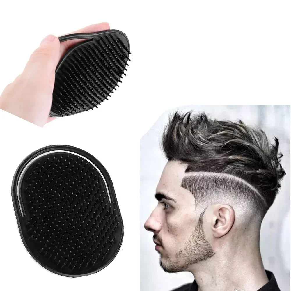 Peigne à shampoing de poche pour hommes, 1 pièce, barbe, moustache, paume, cuir chevelu, Massage, soins capillaires noirs, brosse Portable de voyage, outils de coiffure - FATAONPeigne à shampoing de poche pour hommes, 1 pièce, barbe, moustache, paume, cuir chevelu, Massage, soins capillaires noirs, brosse Portable de voyage, outils de coiffureBeauté HommeFATAON