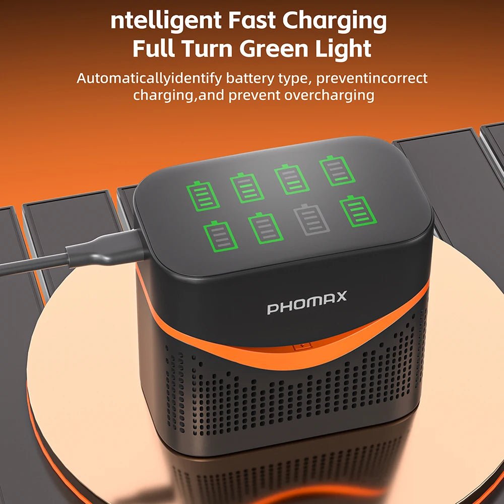 PHOMAX Nouveau chargeur rapide et batterie rechargeable, batterie au lithium 1,5 V AA 4200 mWh et AAA 1110 mWh pour télécommande, souris, porte intelligente - FATAONPHOMAX Nouveau chargeur rapide et batterie rechargeable, batterie au lithium 1,5 V AA 4200 mWh et AAA 1110 mWh pour télécommande, souris, porte intelligenteTechnologie IntelligenteFATAON