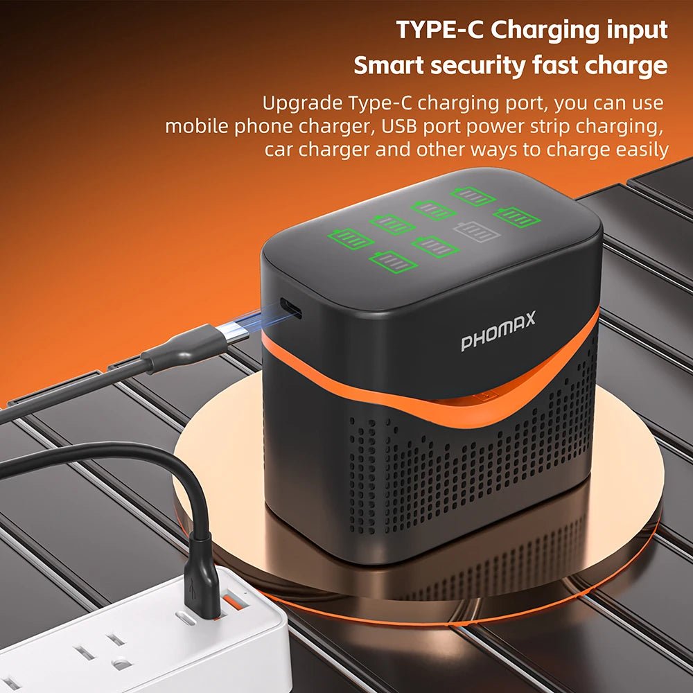 PHOMAX Nouveau chargeur rapide et batterie rechargeable, batterie au lithium 1,5 V AA 4200 mWh et AAA 1110 mWh pour télécommande, souris, porte intelligente - FATAONPHOMAX Nouveau chargeur rapide et batterie rechargeable, batterie au lithium 1,5 V AA 4200 mWh et AAA 1110 mWh pour télécommande, souris, porte intelligenteTechnologie IntelligenteFATAON