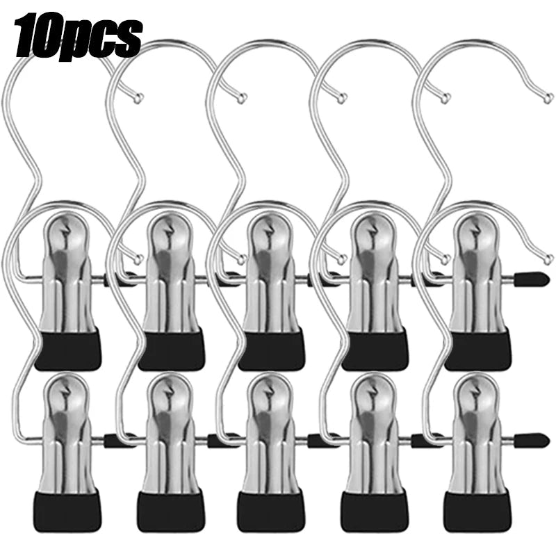 Pinces à linge en acier inoxydable, 5 à 30 pièces, pinces à linge, crochet Portable, pince à vêtements suspendue, organisateur de vêtements de garde-robe - FATAONPinces à linge en acier inoxydable, 5 à 30 pièces, pinces à linge, crochet Portable, pince à vêtements suspendue, organisateur de vêtements de garde-robeSolutions MaisonFATAON