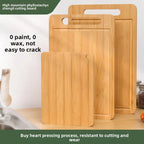 Planche à découper en bambou double face – Planche à découper de cuisine anti-moisissure en bambou naturel Moso avec support vertical - FATAONPlanche à découper en bambou double face – Planche à découper de cuisine anti-moisissure en bambou naturel Moso avec support verticalSolutions MaisonFATAON