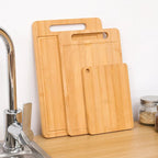 Planche à découper en bambou double face – Planche à découper de cuisine anti-moisissure en bambou naturel Moso avec support vertical - FATAONPlanche à découper en bambou double face – Planche à découper de cuisine anti-moisissure en bambou naturel Moso avec support verticalSolutions MaisonFATAON