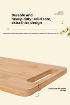 Planche à découper en bambou double face – Planche à découper de cuisine anti-moisissure en bambou naturel Moso avec support vertical - FATAONPlanche à découper en bambou double face – Planche à découper de cuisine anti-moisissure en bambou naturel Moso avec support verticalSolutions MaisonFATAON
