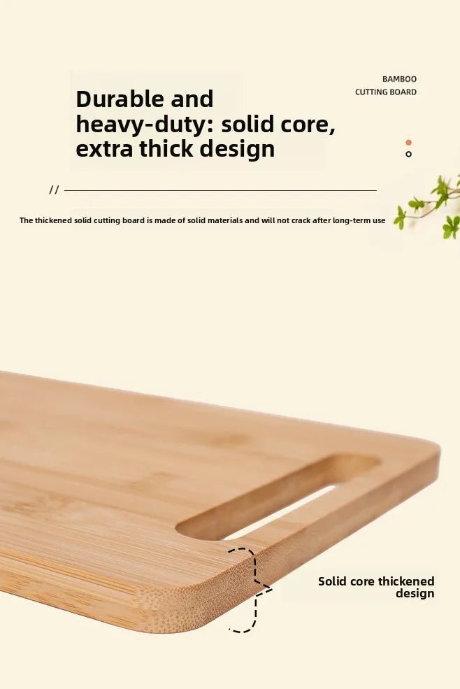 Planche à découper en bambou double face – Planche à découper de cuisine anti-moisissure en bambou naturel Moso avec support vertical - FATAONPlanche à découper en bambou double face – Planche à découper de cuisine anti-moisissure en bambou naturel Moso avec support verticalSolutions MaisonFATAON