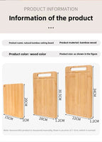 Planche à découper en bambou double face – Planche à découper de cuisine anti-moisissure en bambou naturel Moso avec support vertical - FATAONPlanche à découper en bambou double face – Planche à découper de cuisine anti-moisissure en bambou naturel Moso avec support verticalSolutions MaisonFATAON