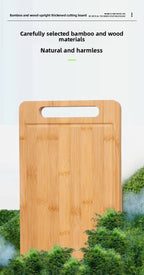 Planche à découper en bambou double face – Planche à découper de cuisine anti-moisissure en bambou naturel Moso avec support vertical - FATAONPlanche à découper en bambou double face – Planche à découper de cuisine anti-moisissure en bambou naturel Moso avec support verticalSolutions MaisonFATAON