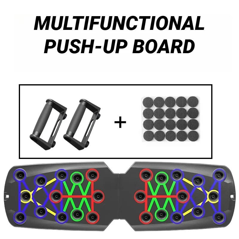 Planche de poussée multifonctionnelle Portable, dispositif d'entraînement physique et musculaire, ensemble d'entraînement à domicile, barre de poussée pliable, résistance - FATAONPlanche de poussée multifonctionnelle Portable, dispositif d'entraînement physique et musculaire, ensemble d'entraînement à domicile, barre de poussée pliable, résistanceFitness & SportFATAON