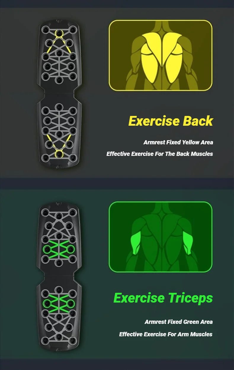 Planche de poussée multifonctionnelle Portable, dispositif d'entraînement physique et musculaire, ensemble d'entraînement à domicile, barre de poussée pliable, résistance - FATAONPlanche de poussée multifonctionnelle Portable, dispositif d'entraînement physique et musculaire, ensemble d'entraînement à domicile, barre de poussée pliable, résistanceFitness & SportFATAON