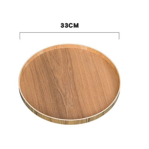 Plateau rond de Style japonais, assiette de service alimentaire, assiette de collation en bois, bol à thé, thé naturel, plats de serveur de nourriture, plateau de boisson WF - FATAONPlateau rond de Style japonais, assiette de service alimentaire, assiette de collation en bois, bol à thé, thé naturel, plats de serveur de nourriture, plateau de boisson WFSolutions MaisonFATAON