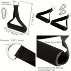 Poignées de gymnastique en métal avec anneau en D, poignée d'entraînement robuste avec crochet, équipement de Fitness pour bandes d'exercice - FATAONPoignées de gymnastique en métal avec anneau en D, poignée d'entraînement robuste avec crochet, équipement de Fitness pour bandes d'exerciceFitness & SportFATAON