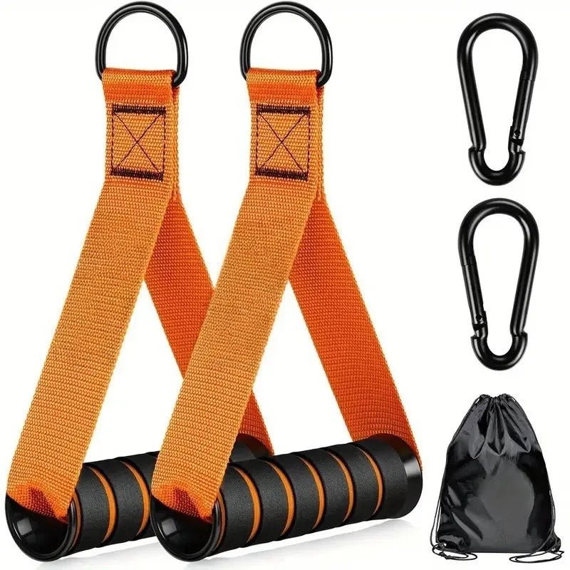 Poignées de gymnastique en métal avec anneau en D, poignée d'entraînement robuste avec crochet, équipement de Fitness pour bandes d'exercice - FATAONPoignées de gymnastique en métal avec anneau en D, poignée d'entraînement robuste avec crochet, équipement de Fitness pour bandes d'exerciceFitness & SportFATAON