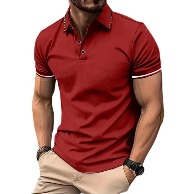Polo à manches courtes pour hommes, t-shirt d'été à revers, respirant, basique, boutonné, haut de sport, léger, ample, nouvelle collection - FATAONPolo à manches courtes pour hommes, t-shirt d'été à revers, respirant, basique, boutonné, haut de sport, léger, ample, nouvelle collectionMode HommeFATAON