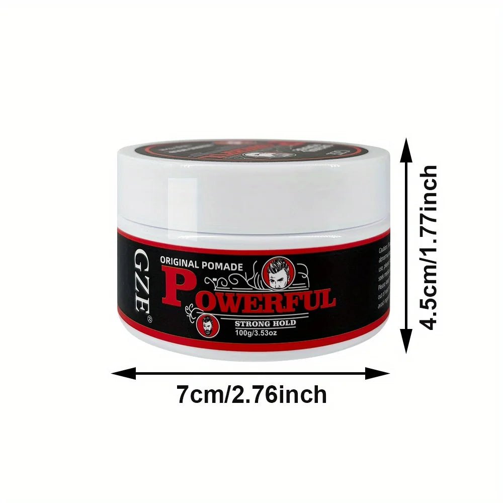 Pommade pour hommes GZE : tenue et brillance longue durée, contrôle des frisottis, gel capillaire hydratant. Cire coiffante d'aspect naturel pour dattes et travaux - FATAONPommade pour hommes GZE : tenue et brillance longue durée, contrôle des frisottis, gel capillaire hydratant. Cire coiffante d'aspect naturel pour dattes et travauxBeauté HommeFATAON