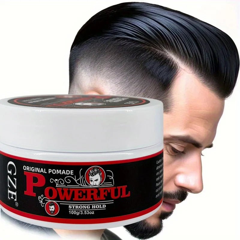 Pommade pour hommes GZE : tenue et brillance longue durée, contrôle des frisottis, gel capillaire hydratant. Cire coiffante d'aspect naturel pour dattes et travaux - FATAONPommade pour hommes GZE : tenue et brillance longue durée, contrôle des frisottis, gel capillaire hydratant. Cire coiffante d'aspect naturel pour dattes et travauxBeauté HommeFATAON