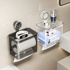 Porte-papier toilette portable à ventouse, support de papier absorbant durable et étanche, boîte à mouchoirs pour salles de bain et chambres - FATAONPorte-papier toilette portable à ventouse, support de papier absorbant durable et étanche, boîte à mouchoirs pour salles de bain et chambresSolutions MaisonFATAON