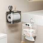 Porte-papier toilette portable à ventouse, support de papier absorbant durable et étanche, boîte à mouchoirs pour salles de bain et chambres - FATAONPorte-papier toilette portable à ventouse, support de papier absorbant durable et étanche, boîte à mouchoirs pour salles de bain et chambresSolutions MaisonFATAON