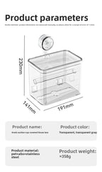 Porte-papier toilette portable à ventouse, support de papier absorbant durable et étanche, boîte à mouchoirs pour salles de bain et chambres - FATAONPorte-papier toilette portable à ventouse, support de papier absorbant durable et étanche, boîte à mouchoirs pour salles de bain et chambresSolutions MaisonFATAON