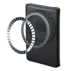 Portefeuille porte-cartes support magnétique pour iPhone 16 15 14 13 12 Pro Max S25 S24 Ultra cuir Fiber de carbone Texture poche pour Magsafe - FATAONPortefeuille porte-cartes support magnétique pour iPhone 16 15 14 13 12 Pro Max S25 S24 Ultra cuir Fiber de carbone Texture poche pour MagsafeTechnologie IntelligenteFATAON