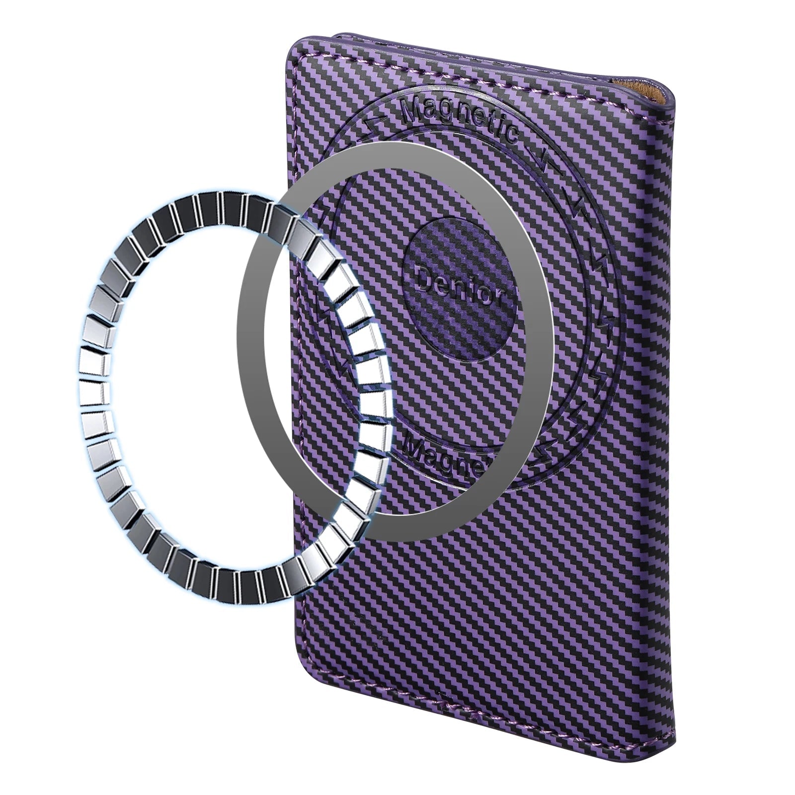 Portefeuille porte-cartes support magnétique pour iPhone 16 15 14 13 12 Pro Max S25 S24 Ultra cuir Fiber de carbone Texture poche pour Magsafe - FATAONPortefeuille porte-cartes support magnétique pour iPhone 16 15 14 13 12 Pro Max S25 S24 Ultra cuir Fiber de carbone Texture poche pour MagsafeTechnologie IntelligenteFATAON