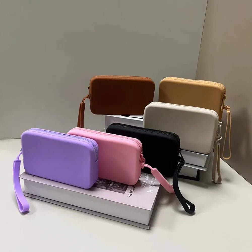 Portefeuille rectangulaire en Silicone, sac de rangement peu encombrant, sacs à main de transport multifonctions, sacs mobiles pour pièces de monnaie pour hommes et femmes - FATAONPortefeuille rectangulaire en Silicone, sac de rangement peu encombrant, sacs à main de transport multifonctions, sacs mobiles pour pièces de monnaie pour hommes et femmesMode FemmeFATAON