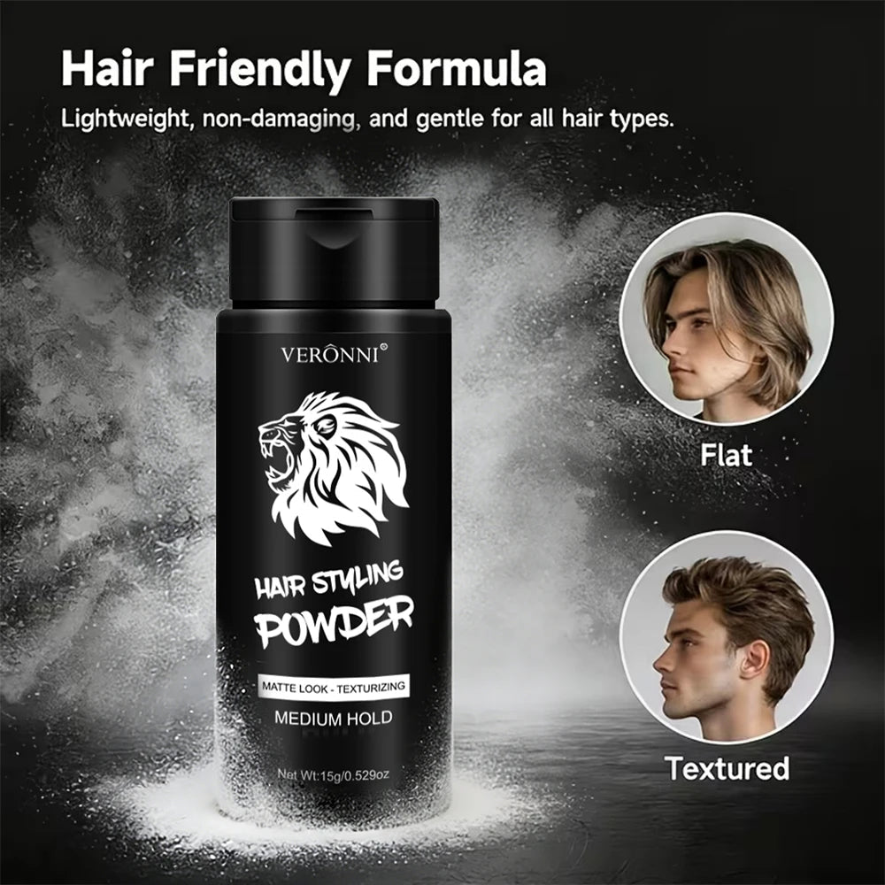 Poudre volumisante pour cheveux, poudre volumisante anti-graisse, facile à utiliser, tenue longue durée pour hommes et femmes, sans traces sur les cheveux - FATAONPoudre volumisante pour cheveux, poudre volumisante anti-graisse, facile à utiliser, tenue longue durée pour hommes et femmes, sans traces sur les cheveuxBeauté HommeFATAON