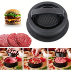 Presse à hamburgers manuelle 3 en 1 avec 100 papiers parchemin – Convient pour le bœuf, les mini hamburgers, machine à galettes à revêtement antiadhésif à dégagement facile - FATAONPresse à hamburgers manuelle 3 en 1 avec 100 papiers parchemin – Convient pour le bœuf, les mini hamburgers, machine à galettes à revêtement antiadhésif à dégagement facileMaison & BricolageFATAON