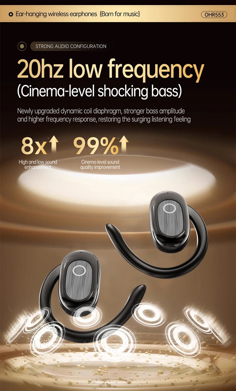 [Produit authentique officiel Acer] Casque Bluetooth sans fil Ohr553 Conception à crochet d'oreille Ows Appels haute définition Utilisation confortable pour le sport et la course Compatible avec les téléphones mobiles, ta - FATAON[Produit authentique officiel Acer] Casque Bluetooth sans fil Ohr553 Conception à crochet d'oreille Ows Appels haute définition Utilisation confortable pour le sport et la course Compatible avec les téléphones mobiles, taSon & AudioFATAON