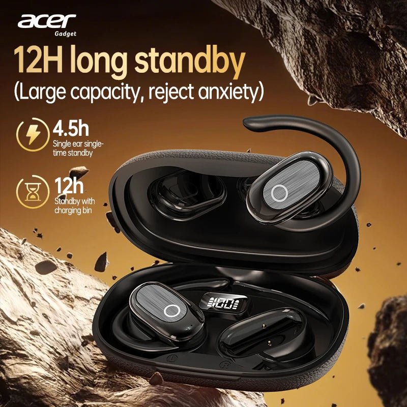 [Produit authentique officiel Acer] Casque Bluetooth sans fil Ohr553 Conception à crochet d'oreille Ows Appels haute définition Utilisation confortable pour le sport et la course Compatible avec les téléphones mobiles, ta - FATAON[Produit authentique officiel Acer] Casque Bluetooth sans fil Ohr553 Conception à crochet d'oreille Ows Appels haute définition Utilisation confortable pour le sport et la course Compatible avec les téléphones mobiles, taSon & AudioFATAON