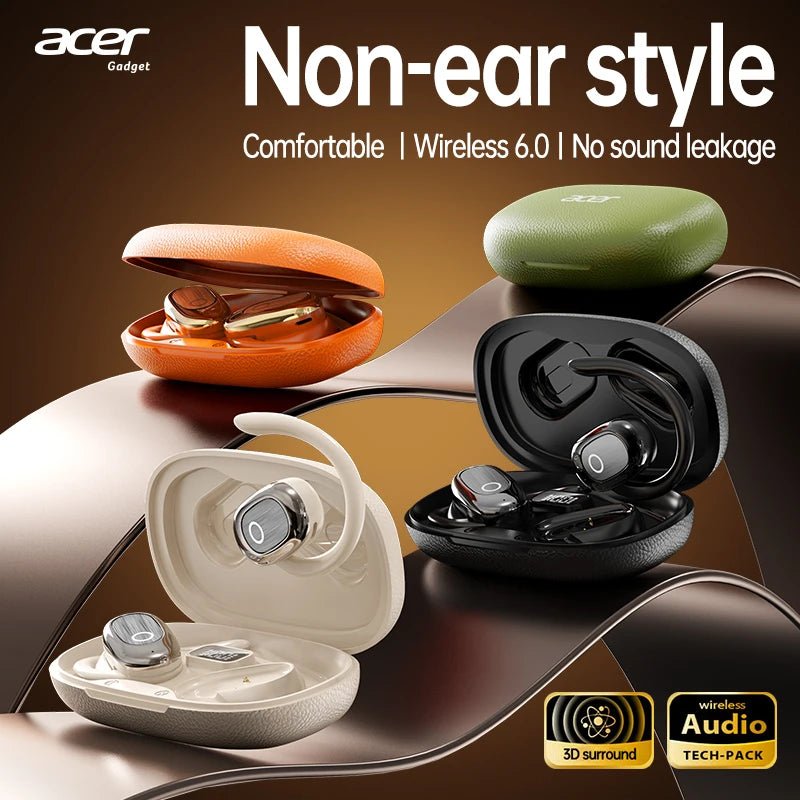 [Produit authentique officiel Acer] Casque Bluetooth sans fil Ohr553 Conception à crochet d'oreille Ows Appels haute définition Utilisation confortable pour le sport et la course Compatible avec les téléphones mobiles, ta - FATAON[Produit authentique officiel Acer] Casque Bluetooth sans fil Ohr553 Conception à crochet d'oreille Ows Appels haute définition Utilisation confortable pour le sport et la course Compatible avec les téléphones mobiles, taSon & AudioFATAON