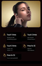 [Produit authentique officiel Acer] Casque Bluetooth sans fil Ohr553 Conception à crochet d'oreille Ows Appels haute définition Utilisation confortable pour le sport et la course Compatible avec les téléphones mobiles, ta - FATAON[Produit authentique officiel Acer] Casque Bluetooth sans fil Ohr553 Conception à crochet d'oreille Ows Appels haute définition Utilisation confortable pour le sport et la course Compatible avec les téléphones mobiles, taSon & AudioFATAON
